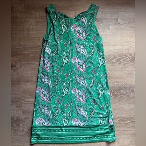 Magnolia Paisley Green Dress